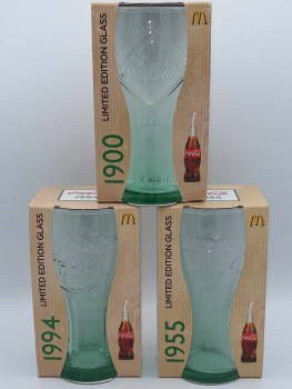 3x Coca Cola Glas MC Donald's Olympia Limited Edition 2012 - NEU